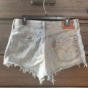 Levi’s 501 denim shorts with button fly